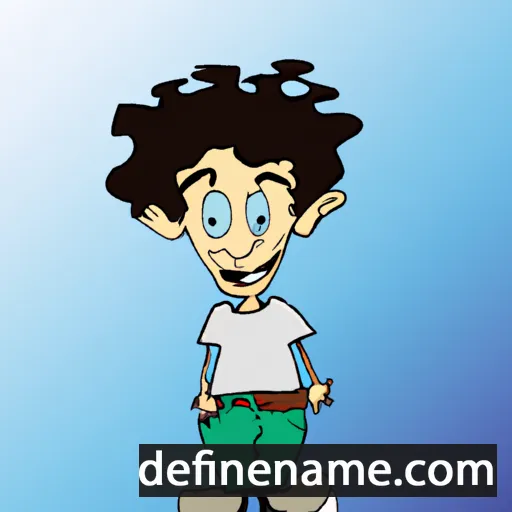 cartoon of the name Jonathan