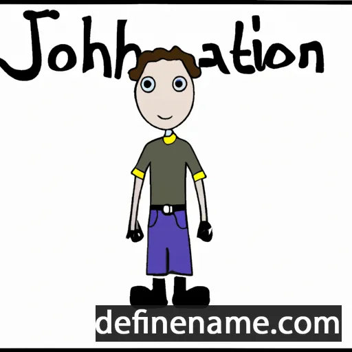 cartoon of the name Jonathon