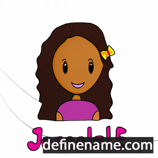 cartoon of the name Jonelle