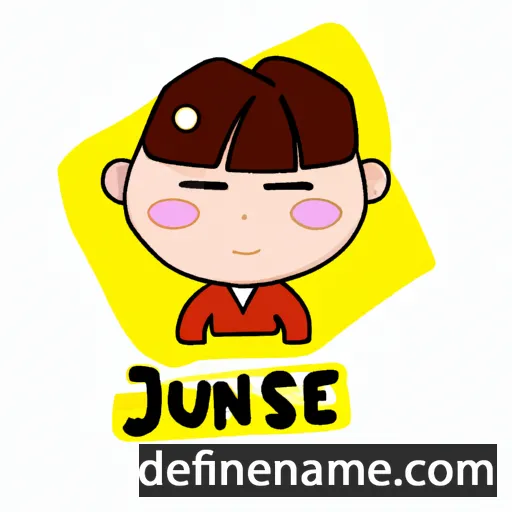 cartoon of the name Jong-Su