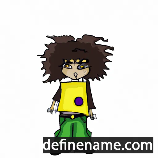 cartoon of the name Joni