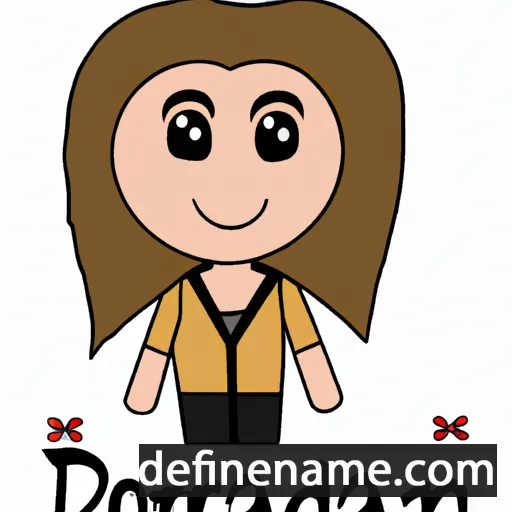 cartoon of the name Jordana