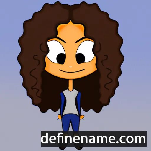 cartoon of the name Jordane