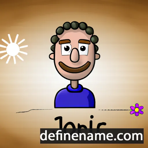 cartoon of the name Jordi