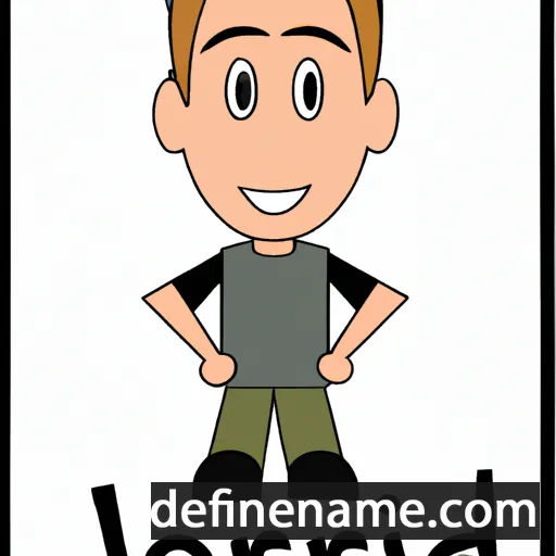 cartoon of the name Jordin