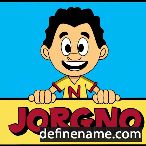 cartoon of the name Jorginho