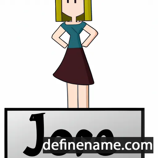 cartoon of the name Jorie