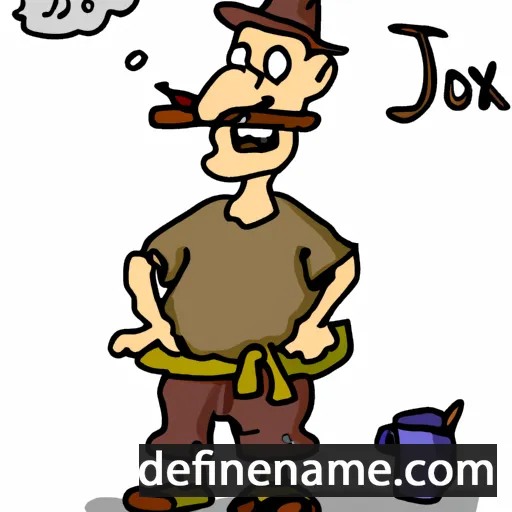 cartoon of the name Joško