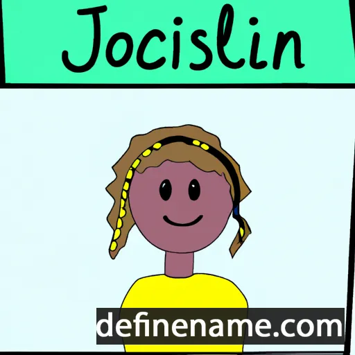 cartoon of the name Joscelin