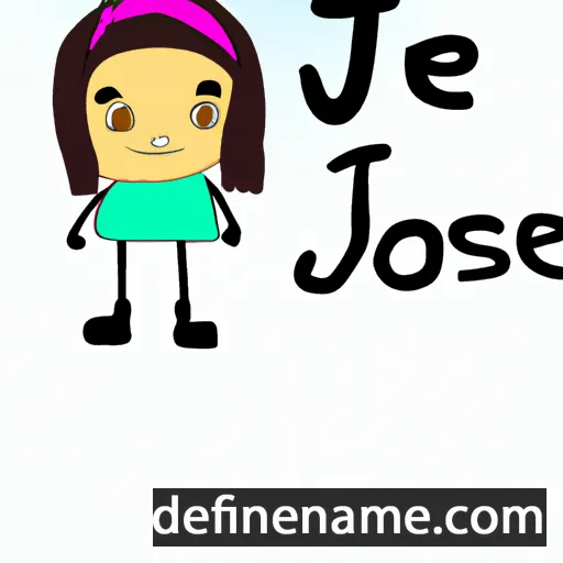 cartoon of the name Josée