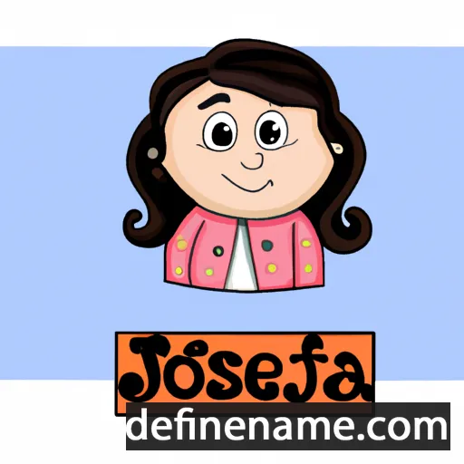 cartoon of the name Josefa