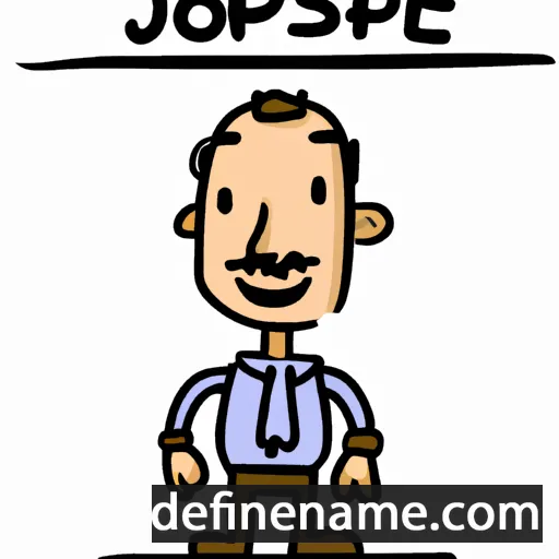 cartoon of the name Josep