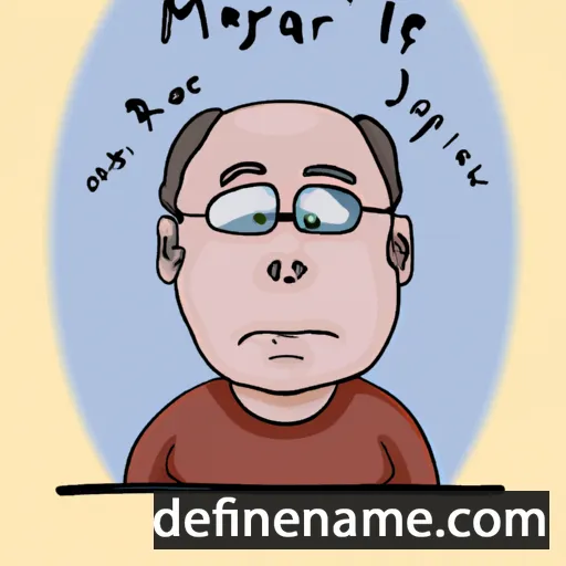 cartoon of the name Josep Maria