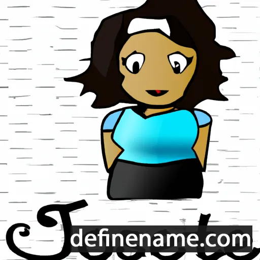 cartoon of the name Josette