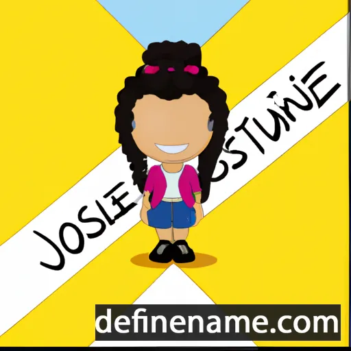 cartoon of the name Josseline