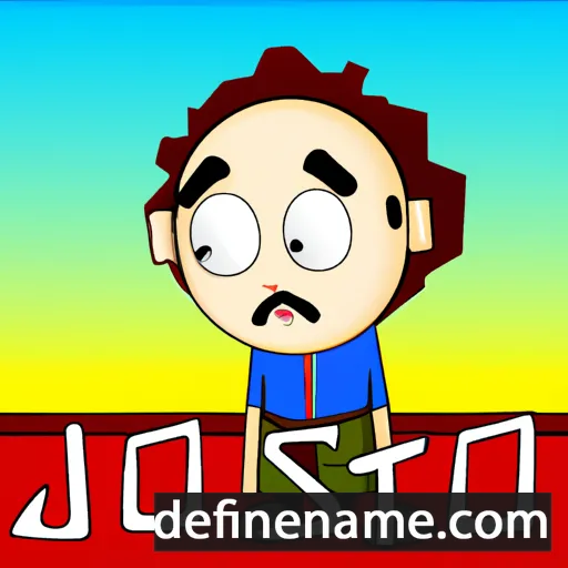 cartoon of the name Josu