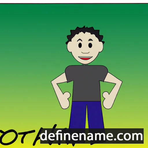 cartoon of the name Jotham