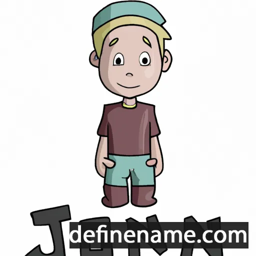 cartoon of the name Jouni