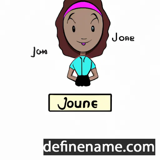 cartoon of the name Journee