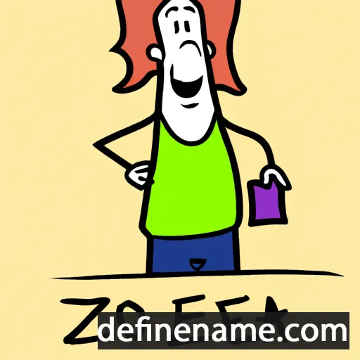 cartoon of the name Jožefa