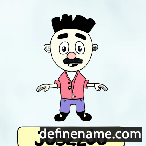 cartoon of the name Jozefo