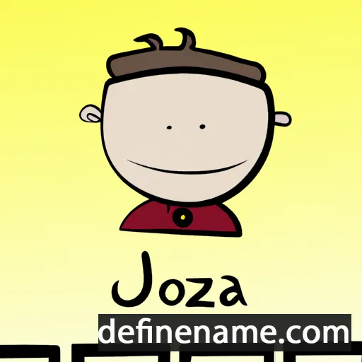 cartoon of the name Jozua