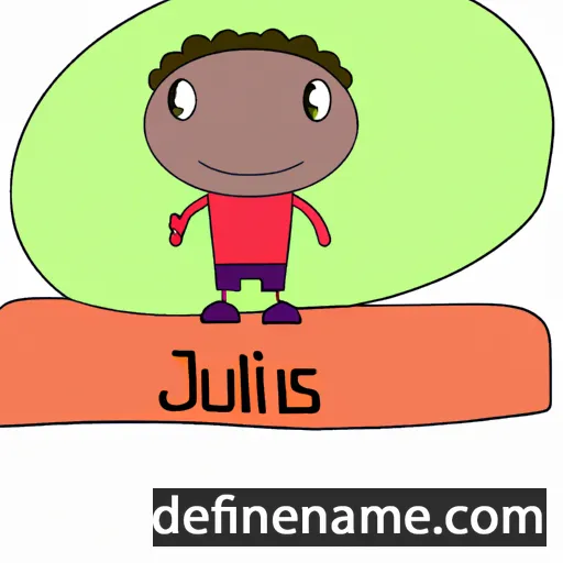 cartoon of the name Július