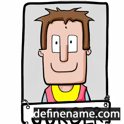 cartoon of the name Jürgen