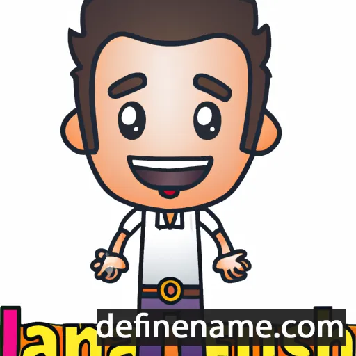 cartoon of the name Juan Francisco