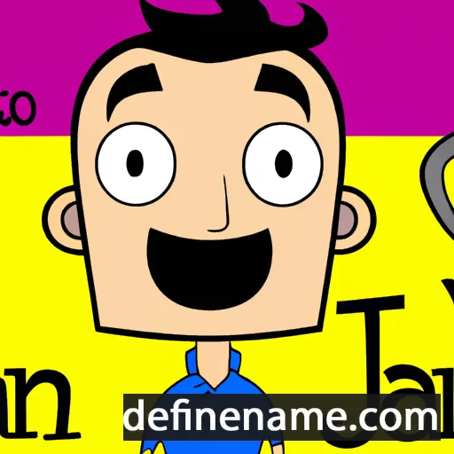 cartoon of the name Juan Pablo