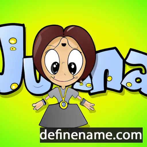 cartoon of the name Juana