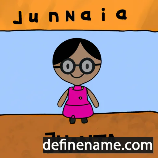 cartoon of the name Juanita