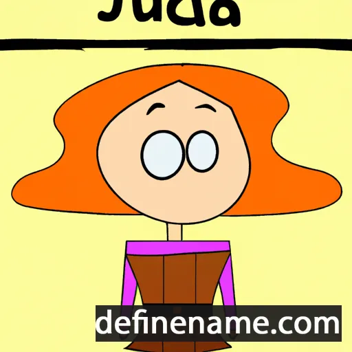 cartoon of the name Judita