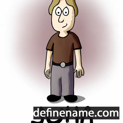 cartoon of the name Juha