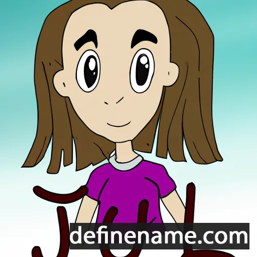 cartoon of the name Juli