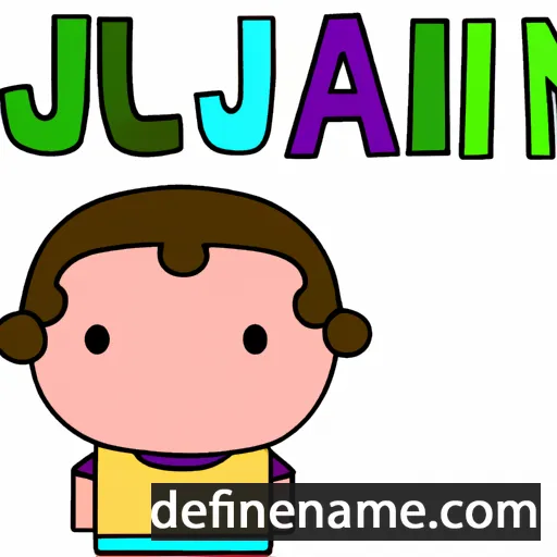 cartoon of the name Julián