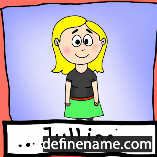 Julianne cartoon