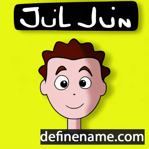 cartoon of the name Julien