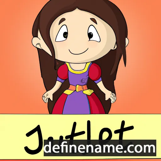 cartoon of the name Juliet