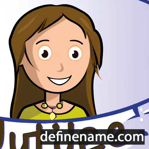 cartoon of the name Juliette