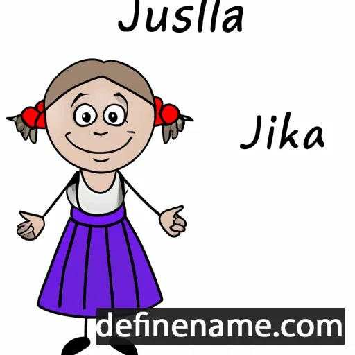 cartoon of the name Juliska