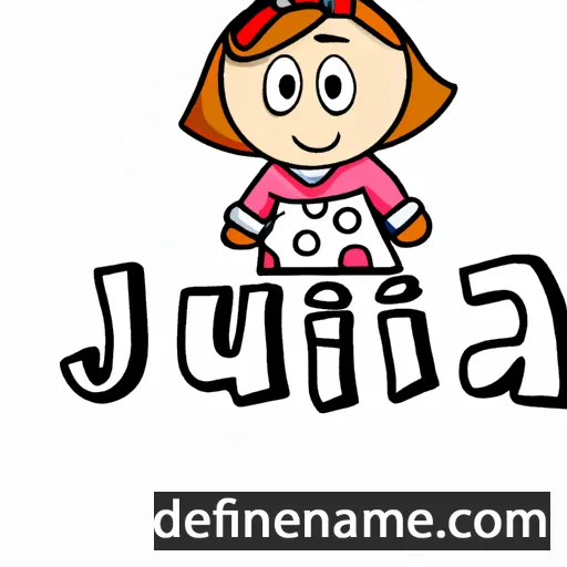 cartoon of the name Julita