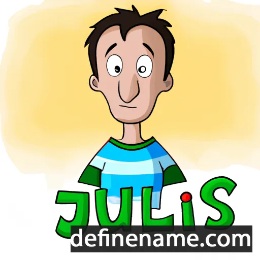 cartoon of the name Julius