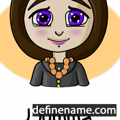 cartoon of the name Jumana