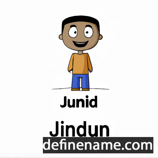 cartoon of the name Junaid