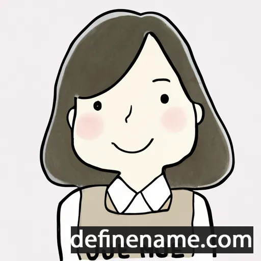 cartoon of the name Jung-Hee