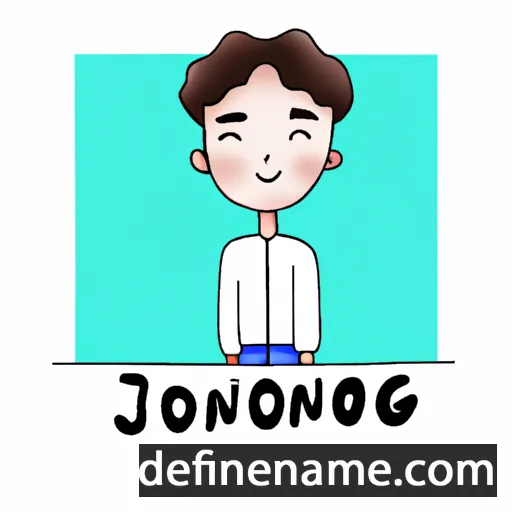 cartoon of the name Jung-Hoon