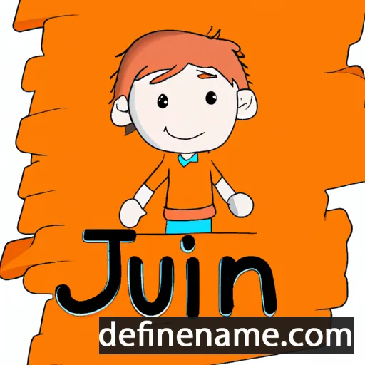 cartoon of the name Juni