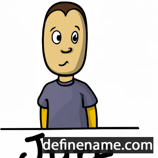 cartoon of the name Jure