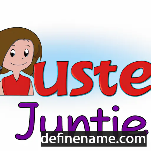 Justine cartoon